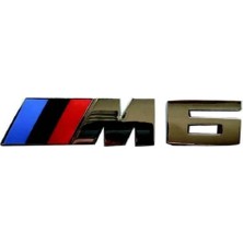Bmw M6 F12 Arka Bagaj Yazısı Logosu Amblemi