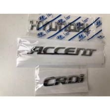 Hyundai Accent Crdi Uyumlu Yazı Takım-