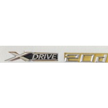 x Drive 20D Krom Bagaj Yazısı 3A 3D 3ABS