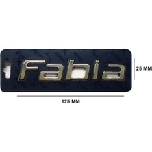 Fabia Bagaj Yazısı - Skoda Fabia Bagaj Yazı - Fabia Yazı - Fabia Yazısı - Krom