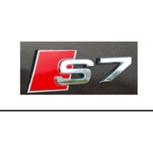 S7 Krom Kırmızı Bagaj Yazısı 3A 3D 3ABS