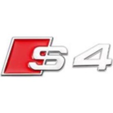 S4 Krom Kırmızı Bagaj Yazısı 3A 3D 3ABS