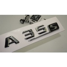 A35 S Bagaj Krom Metal 3m 3D Yazı Logo