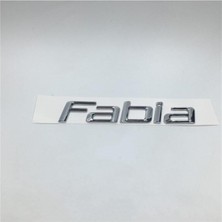 Skoda Fabıa Arka Bagaj Yazısı
