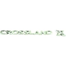 Opel Uyumlu Crossland x Bagaj Yazısı