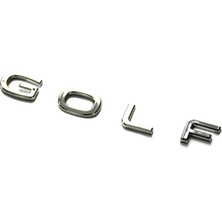 Vw Golf Yeni Nesil Krom Bagaj Yazısı