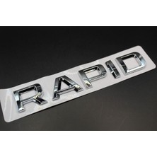 Skoda Uyumlu Rapid Krom Bagaj Yazısı