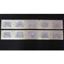 Yazı Rangerover Gümüş YEL701