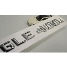 GLE400D Bagaj Krom Metal 3m 3D Yazı Logo