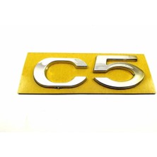 Cıtroen Uyumlu C5 X7 Bagaj Yazısı 2012 65MM-35MM