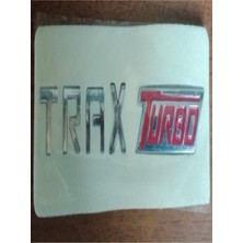 Chevrolet (Trax Turbo) Bagaj Yazısı 2li Set