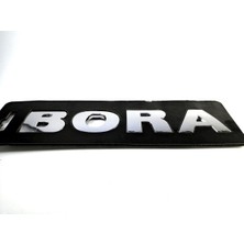 Volkswagen Uyumlu Bora Bagaj Yazısı 137MM-26MM