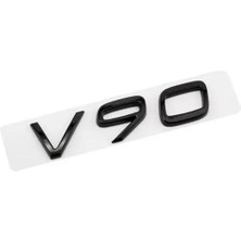 Volvo Uyumlu V90 Piano Black Bagaj Yazısı A++ Kalite Ithal Ürün