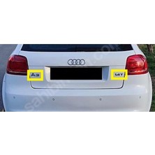 Audi Uyumlu A3 ve 1.4t Bagaj Yazısı Seti 2'li Paket 3m 3D Abs