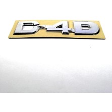 Toyota Uyumlu Corolla D4D Bagaj Yazısı 98MM-22MM