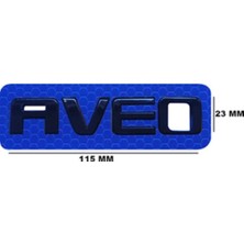 Chevrolet Aveo Yazı Siyah (8982C)