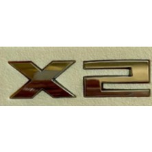 X2 Krom Bagaj Yazısı 3A 3D 3ABS