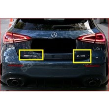 Mercedes A35 ve Amg Bagaj Yazısı Seti 2'li Paket Yeni Nesil Üçgen Tip