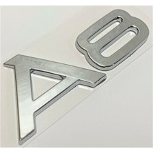 Audi Uyumlu A8 Krom Bagaj Yazısı
