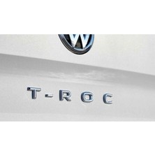 Vw T-Roc Krom Bagaj Yazısı