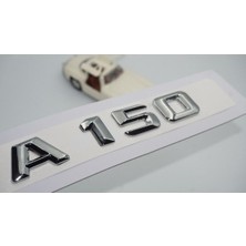 A 150 Bagaj Krom Metal 3m 3D Yazı Logo Uyumlu