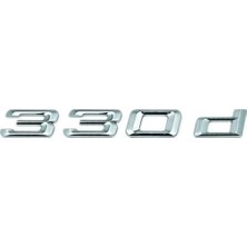 Bmw E90 330D Arka Bagaj Yazısı Krom