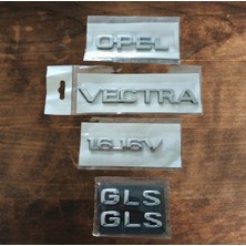 Opel "opel. Vectra. 1.6_16V. Gls" Yazı Takımı 'opel Vectra 1.6 16V Gls' 4'lü Takım