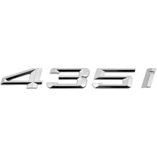 Bmw 435I Bagaj Yazısı Logo Amblem 51147356336NIKEL,