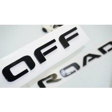 Off Road Arazi Siyah Bagaj Logo Arma Toyota Ile Uyumlu