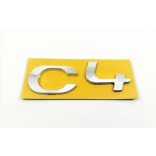 Cıtroen Uyumlu C4 Bagaj Yazısı 88MM-30MM