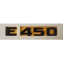 Mercedes Uyumlu Yazı E 450 Siyah