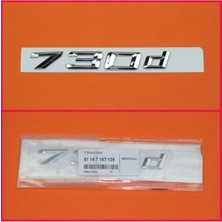 730D Bagaj Yazısı Krom 170MM 51147187125