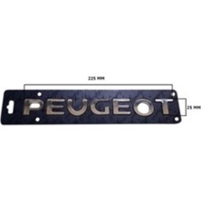 Peugeot Uyumlu Peugeot Krom Yazı 25*225 mm