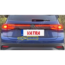 Taigo 1.0 Tsı R-Line Uyumlu Taıgo Krom Bagaj Yazısı 3m 3D Abs