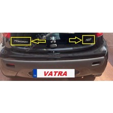 107 1.0 Urban Move 2007-2009 Uyumlu Peugeot ve 107 Krom Bagaj Yazısı 3m 3D Abs