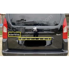 Peugeot Yeni Nesil Uzun Bagaj Yazısı ve Partner Yazısı 2'li Set