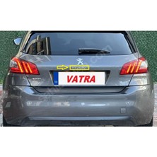 308 1.5 Bluehdı Style Tech 2013-2021 Uyumlu Peugeot Krom Bagaj Yazısı 3m 3D Abs