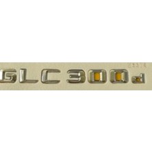 Mercedes Uyumlu Yazı Glc 300D Krom