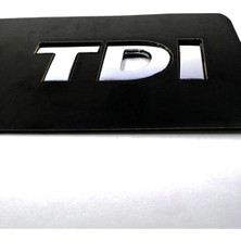 Volkswagen Uyumlu Tdı Jetta Passat Caddy Bagaj Yazısı 75MM-25MM