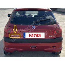 206 2.0 Hdi Sport 2003-2004 Uyumlu 206 ve Hdi Krom Bagaj Yazısı 3m 3D Abs