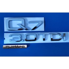 Q7 3.0tdi Quattro Bagaj Yazı Seti