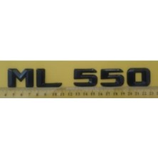 Mercedes Uyumlu Yazı ml 550 Siyah