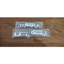 Toyota Yazısı 1.6 Bagaj Yazısı Gli Yazı Corolla Efsane Kasa AE101 1992-1997 Uyumlu Oem