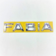 Skoda Uyumlu Fabia Bagaj Yazısı Yeni Model 130MM-22MM