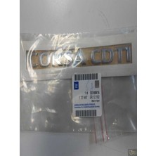 Opel Corsa Cdtı Krom Bagaj Yazısı