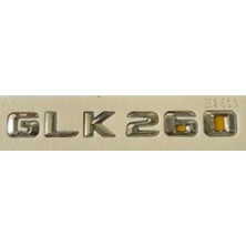 Mercedes Uyumlu Yazı Glk 260 Krom