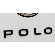 Volkswagen Polo Bagaj Yazı Abs Siyah Renk Volkswagen Polo Rear Trunk Lettering Abs Black Color