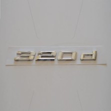 320D E46 1997 - 2005 Arka Bagaj Yazısı Krom