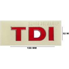 Tdı Yazı Bagaj Tdı 3 Kırmızı Oem Yazı