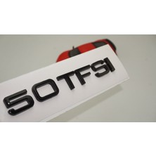 Audi 50 Tfsi Siyah Abs 3m 3D Bagaj Yazı Logo Ürün